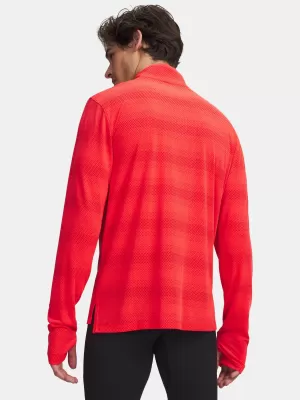 Pánske tričko UNDER ARMOUR VELOCITI 1/4 ZIP 6010887-713 ČERVENÁ