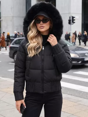 Dámska bunda DSTREET TY5828 ČIERNA