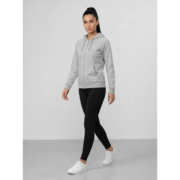  Dámska mikina 4F WMM00TSWSF2535 COLD LIGHT GREY MELANGE 