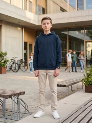Detská mikina MALFINI CHILL 423 NÁMORNÁ MODRÁ
