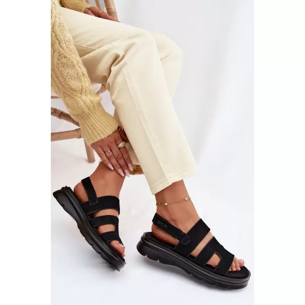  Dámske sandále BIG STAR SHOES TT274484 BLACK 