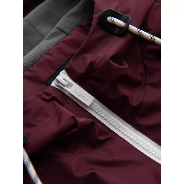  Pánska bunda OMBRE C584 BURGUNDY AND GREY 