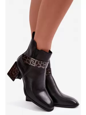 Dámske členkové topánky ARTIKER 57C0008 BLACK