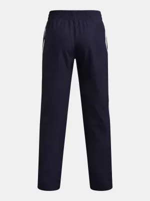 Chlapčenské nohavice UNDER ARMOUR UA B RIVAL WVN PANT 1390155-410 MODRÁ