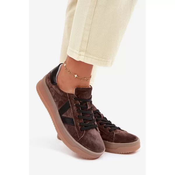  Dámske tenisky VINCEZA 79597 BROWN 