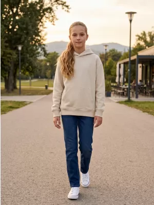 Detská mikina MALFINI CHILL 423 MANDĽOVÁ