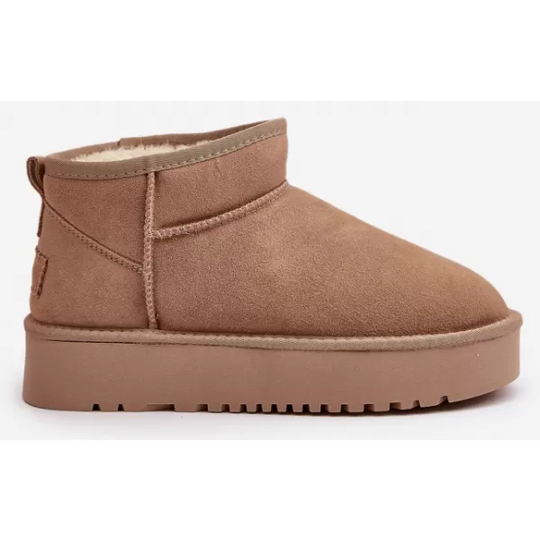  Dámske snehule BOTO NN604 KHAKI 
