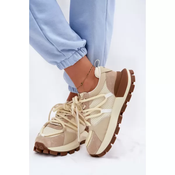  Dámske tenisky GOE TT2N4021 BEIGE 