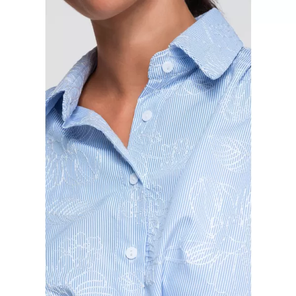  Dámska košeľa OMBRE OW-SH-E0057 BLUE 