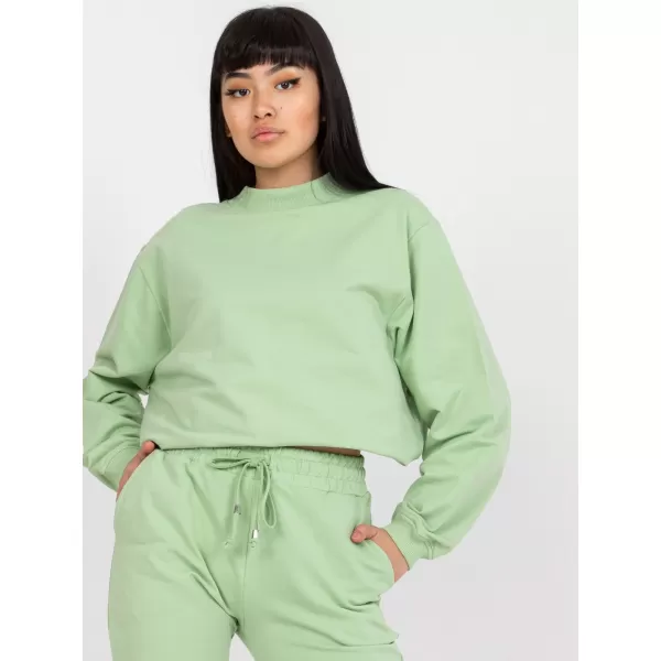  Dámske tepláky BASIC FEEL GOOD AP-DR-A-003 PISTACHIO 