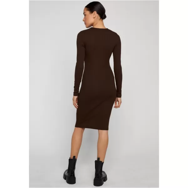  Dámske šaty URBAN CLASSICS TB1340 BROWN 