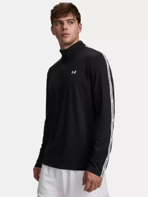Pánske tričko UNDER ARMOUR UA TECH TAPING 1/2 ZIP 6012357-001 ČIERNA