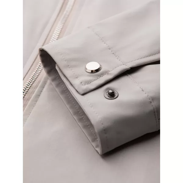 Pánska bunda OMBRE C580 GREY AND BEIGE 