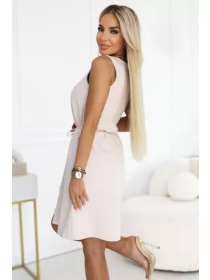 Dámske šaty NUMOCO 296-17 BÉŽOVÁ