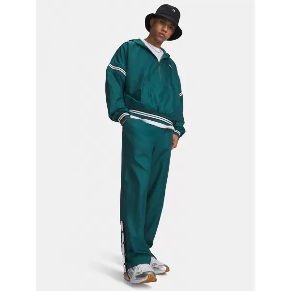  Pánske nohavice UNDER ARMOUR UA ICON SW WOVEN PANTS 6009445-338 ZELENÁ 