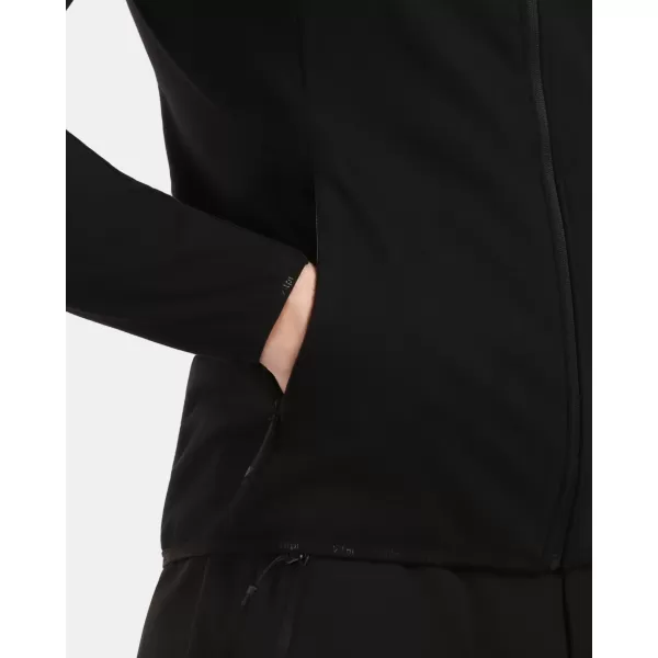  Pánska fleece mikina KILPI NASHVILLE-M 1M0201KI ČIERNA 