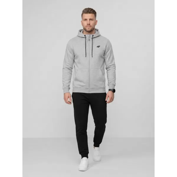  Pánska mikina 4F WMM00TSWSM2550 COLD LIGHT GREY MELANGE 