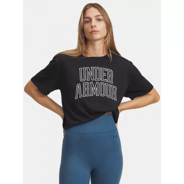  Dámske tričko UNDER ARMOUR RIVAL OS CAMPUS TEE 6007883-001 ČIERNA 