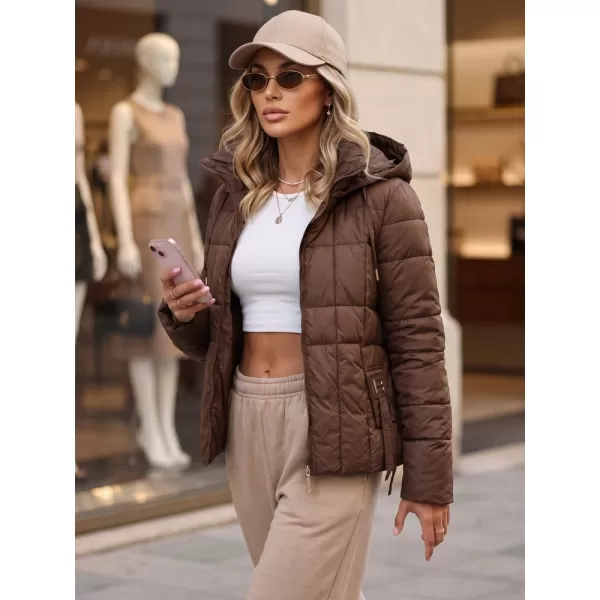  Dámska bunda DSTREET TY5861 HNEDÁ 
