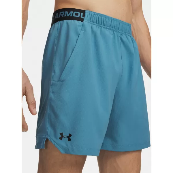  Pánske kraťasy UNDER ARMOUR VANISH WOVEN 6IN SHORTS 1373718-466 MODRÁ 