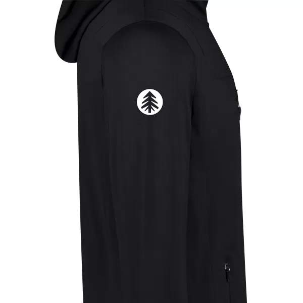  Pánska powerfleece mikina NORDBLANC SPRAWL NBSFM8333 ČIERNA 