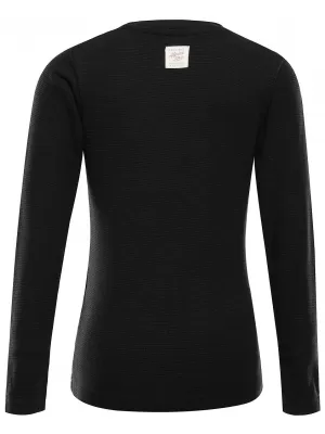 Detské tričko ALPINE PRO THERMALO BLACK