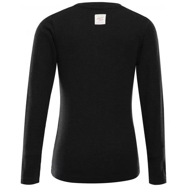  Detské tričko ALPINE PRO THERMALO BLACK 