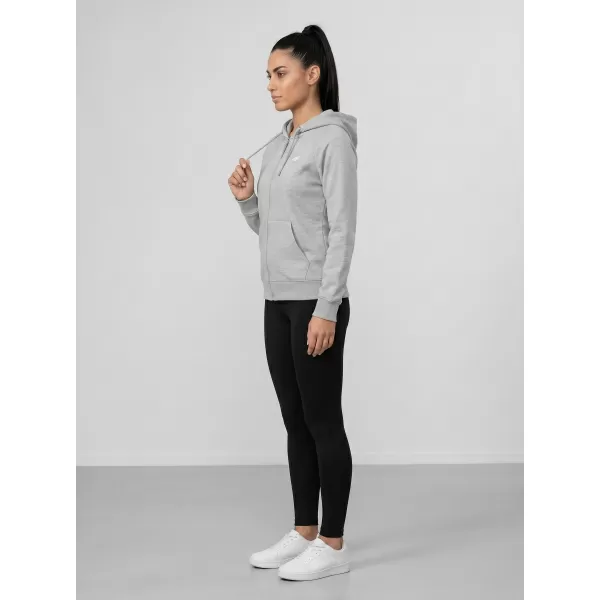  Dámska mikina 4F WMM00TSWSF2535 COLD LIGHT GREY MELANGE 