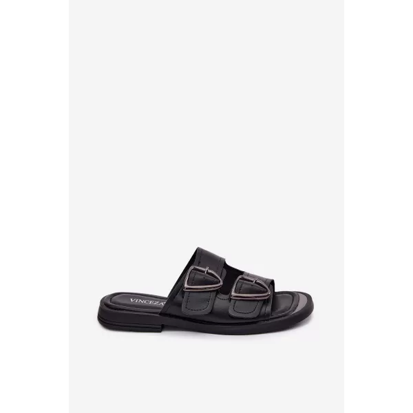  Dámske šľapky VINCEZA 62304 BLACK 
