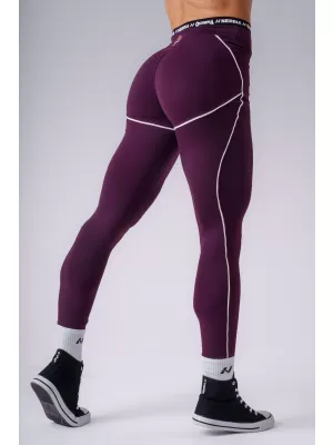 Dámske legíny NEBBIA OLYMPIA HIGH-WAIST 935 BORDO