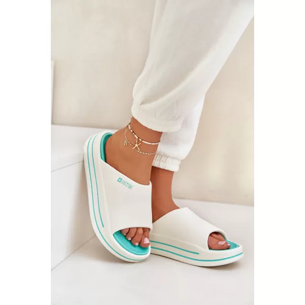  Dámske šľapky BIG STAR SHOES NN274A038 WHITE 