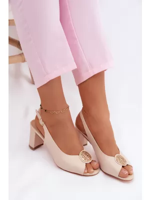 Dámske sandále BOTO 26SD98-9823 BEIGE