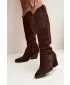 Dámske čižmy BOTO 9697A-1 BROWN