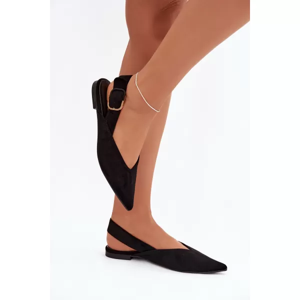  Dámske baleríny BOTO JH598/9755 BLACK 
