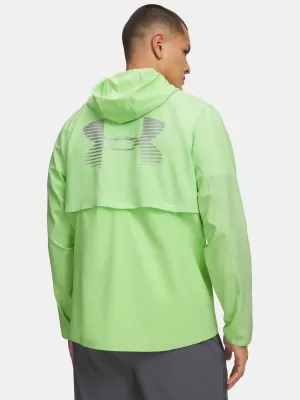 Pánska bunda UNDER ARMOUR VELOCITI PRO STORM JACKET 6005897-712 ZELENÁ