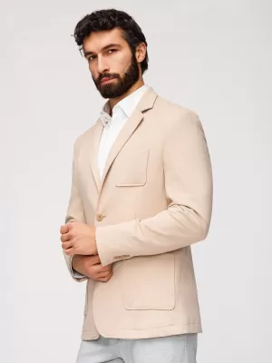 Pánske sako OMBRE M165 BEIGE