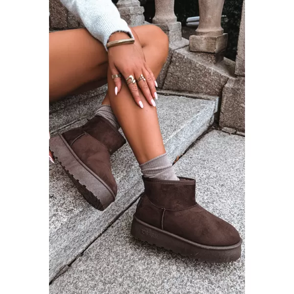 Dámske topánky BIG STAR SHOES UU274223 BROWN/BEIGE SHADOWS 