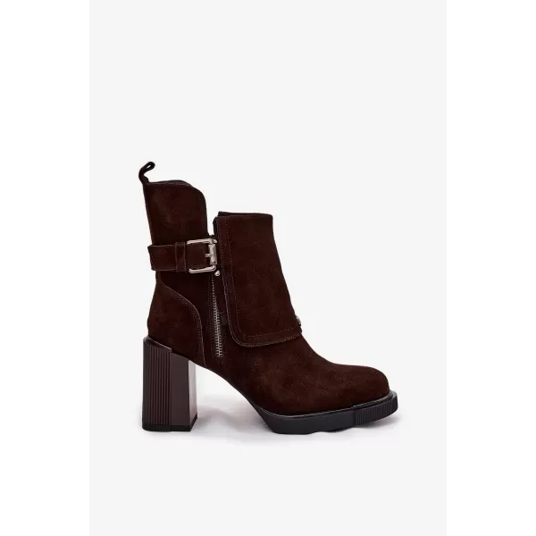  Dámske čižmy VINCEZA 91152 CHOCOLATE 