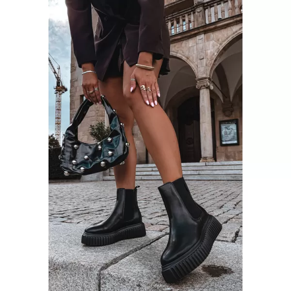  Dámske členkové topánky BIG STAR SHOES UU274334 BLACK 