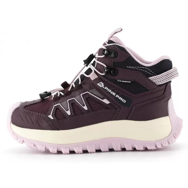  Detské outdoorové topánky ALPINE PRO ATEGO MAUVE WINE 