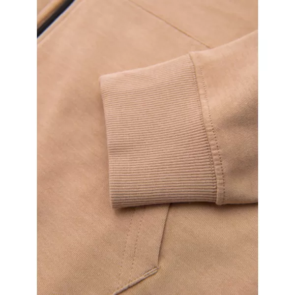  Pánska mikina OMBRE OM-SSZP-0256 SAND 