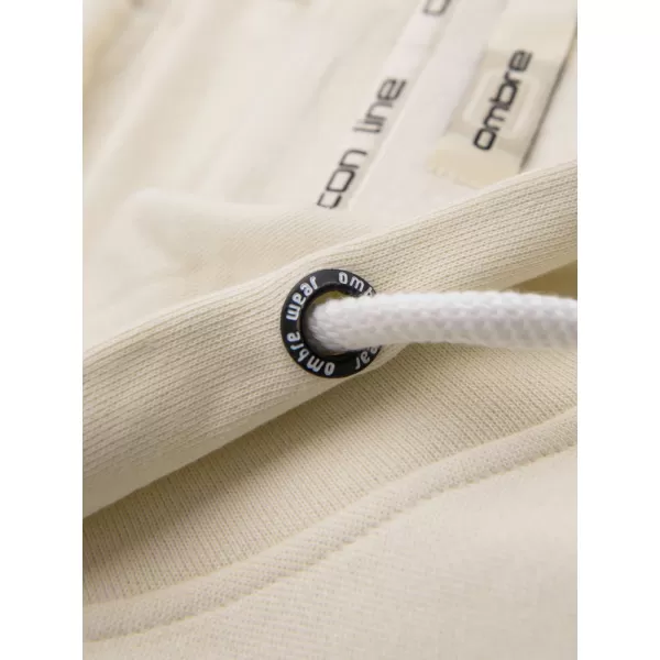  Pánska mikina OMBRE OM-SSBZ-0272 CREAM 