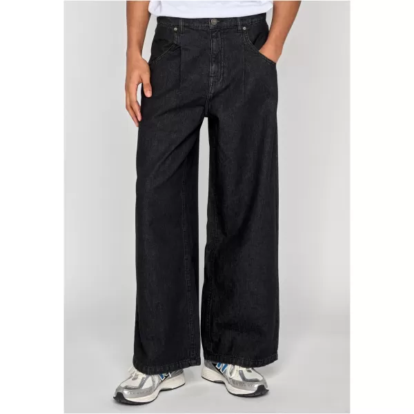  Pánske nohavice URBAN CLASSICS TB8033 BLACK WASHED 