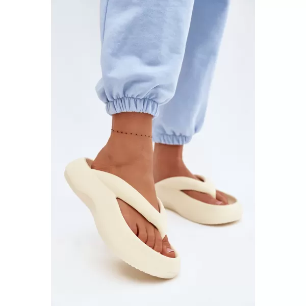  Dámske žabky BOTO SS-125 BEIGE 