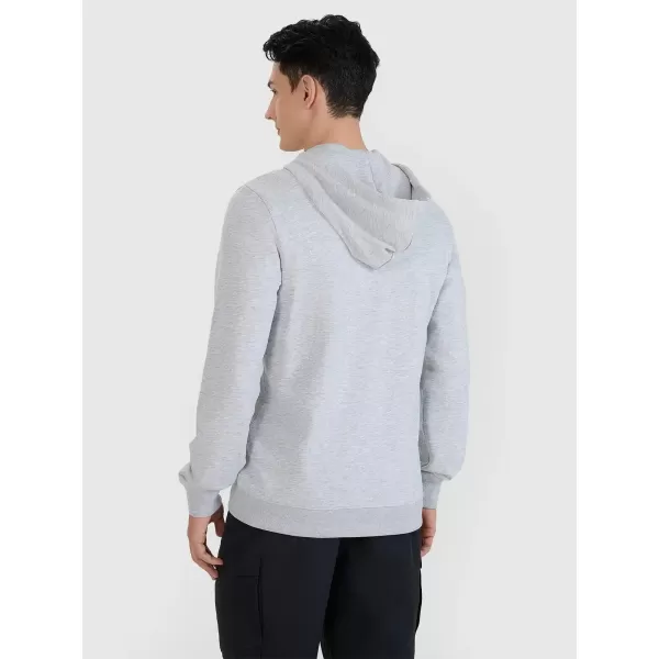  Pánska mikina 4F WMM00TSWSM1768 COLD LIGHT GREY MELANGE 