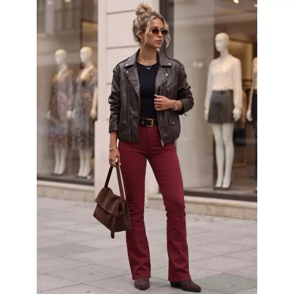  Dámske nohavice DSTREET UY3111 BORDO 