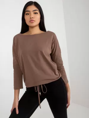 Dámska blúzka BASIC FEEL GOOD RV-BZ-4691.26 BROWN
