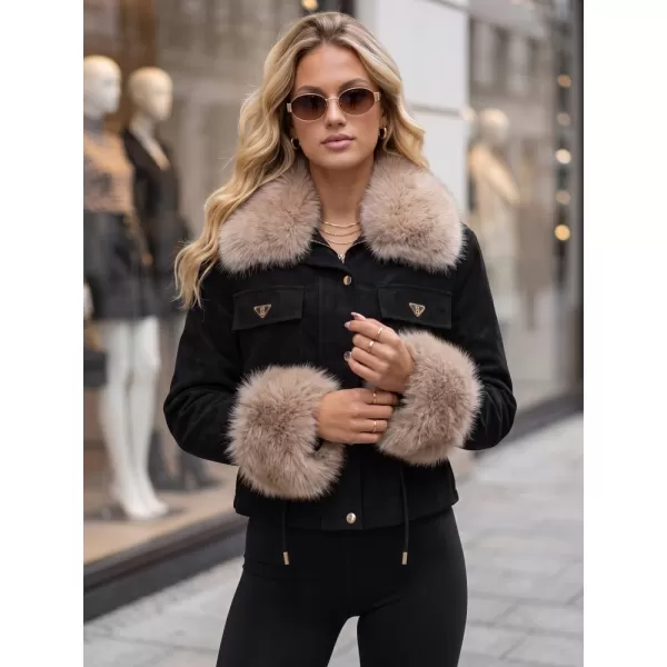  Dámska bunda DSTREET TY5703 ČIERNA 