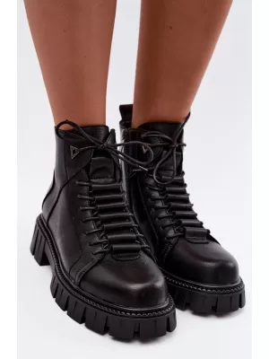 Dámske členkové topánky D&A JC62-1044 BLACK