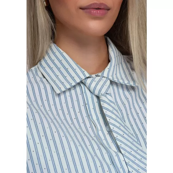 Dámska košeľa OMBRE OW-SH-E0069 BLUE 